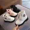 Boots Autumnwinter Enfants garçons filles en cuir neige moelleuse mode étanche non folie Chaussures enfants 2130 220924