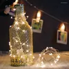 Cordes fil d'argent LED guirlandes lumineuses éclairage de vacances pour fée arbre de noël guirlande de mariage décoration intérieure