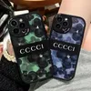 Luxury Designer Cases For IPhone 14 Pro Max 13P 12 11 XR 8 Top Fashion Flower Painting Case Frosted Phonecase Shockproof Cover Shell New