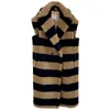 Dames bont faux herfst alpaca teddy vest midlengte waistcoat mouwloze losse wol winterjas vrouwen 220927