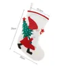 Decora￧￵es de Natal Doll sem rosto Staque Gnome Elf Socks Santa Sack Infronto Bolsa de Presente Decora￧￣o GWB15781
