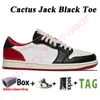 2022 With Box Jumpman 1 Mens Basketball Shoes 1s University Blue Gold Cactus Jack Fragment Black Toe Midnight Navy Island Green UNC Men Sports Women Sneakers Trainers