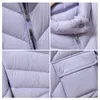 Parkas en duvet pour femmes manteau léger d'hiver court col montant mince canard blanc petit Portable