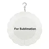 Tom SubliMation Wind Spinner Party Supplies Metal målning Ornament Dubbelsidor sublimerade DIY julklappar Halloween dekoration BBB15