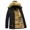 Hommes vers le bas Parkas épais chaud hiver Parka hommes polaire à capuche hommes veste d'hiver manteau militaire Cargo vestes hommes grande taille 8XL velours chaud manteau 220927