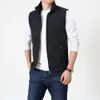 Gilet da uomo Gilet estivo sottile Giacca Abbigliamento casual da esterno Leggero manica corta Colletto alla coreana Cappotto da trekking maschile Viaggio 220926