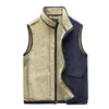 Hommes s gilets automne et hiver hommes épais manteau chaud mode décontracté Plus velours mâle sans manches fermeture éclair vêtements 5XL 220926