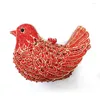 Borse da sera Luxury Handcraft Diamond Crystal Bag Strass Animal Bird Clutch per Party Lady Bling Wedding Purse