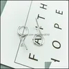 Charm Sterling Sier Charm oorbellen Cross Stud voor vrouwen Gift Earings Fashion Sieraden 531 Z2 Drop Delivery 2021 Dhseller2010 DHLZO