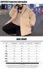 Men Solid Winter Parkas Mens Oversized Hooded Thick Downs Puffer Jacket Vintage Male Korean Cotton Warm Bubble Casual Windbreaker Coat