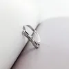 Autentico anello classico in argento sterling con fiocco, gioielli per feste di moda con cofanetto originale per fedi nuziali Pandora in oro rosa per donne e ragazze