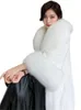 Womens Fur Faux White Mink Coat Women Long Light Luxury Temperament Thick Warmth Jackets Winter Korean Chic Clothing 220927