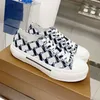 Zapatillas de deporte de diseñador Clattice Zapatos a rayas Hombres Mujeres Zapatillas de deporte Luxuy Vintage Sneaker Zapato de plataforma de cuero con caja