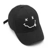 Boll Caps Sleckton % Cotton Baseball Cap för kvinnor och män mode broderade smiley visir cap pojkar flickor avslappnade snapback hattar unisex t220923