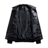Мужские куртки унисекс вышиваемая варентная кожа Harajuku Patcwork Streetwear Мужчина винтажный котел колледжа Комбинированный патч бомбардировщик 220927
