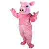halloween Cute Pig Mascot Costumes Cartoon Character Outfit Suit Xmas Outdoor Party Outfit Adult Size Promotional Advertising Clothings