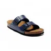 Sommer Kork Pantoffel Mann Designer Schuhe Boston Sandale Flache Mules Doppelschnalle Lässige Outdoor Herren Slides EU46