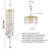 Decoratieve beeldjes kristal windti -hangende kleurrijke zonnecatcher hanger kunst ornament voor huis balkon tuin tuin voor de deur decoratie