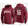 GLA A3740 Erkek Ohio State Buckeyes College Team Hoodie Jersey 9 Binjimen Victor 7 Dwayne Haskins 2 J.K. Dobbins 14 K.J. Hill J.T. Barrett Mike Weber