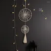 Estatuetas decorativas BMDT-NORDIC DREAM CACKER DE DREAM LINHA DE CLOGOLHO TERRO TERGULA TAUSEL BOHEMIAN HELING PENDELO DE PENENTE Decoração da sala de estar