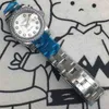 Luxo masculino relógio mecânico Automático Womens Pearl White Fan Pattern Genebra es for Men Swiss Wristwatches