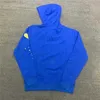 Men's Hoodies Sweatshirts 2022ss Blue Sp5der Young Thug 555555 Angel Hoodie Men Women Quality Web PulloverS1