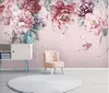 Wallpapers Beibehang Custom P o Wallpaper hand geschilderde pioen bloem muur bedekkende muurschildering voor woonkamer slaapkamer achtergrond 3D 220927