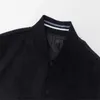 Herrjackor designer jacka designer topp mäns trendiga varumärke höst vinter ny corduroy inverterad triangel mikro-standard enkel casual coat par modeller flanell