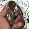 럭셔리 남성 기계식 시계 골드 그린 스틸 워터 유령 자동 제네바 남성용 스위스 손목 시계