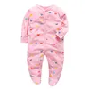 Rompers Babies Girls Nyfödda Baby Boys 3 6 9 12 Månaders Sleepers Pyjamas Jumpsuit Barnkläder Kidskläder 20220927 E3