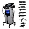 2023 New 8 in 1 Hydrafacial Oxygen Jet Aqua Peel Machine Microdermermebrasion 피부 회춘 Cryo Facial and Eye Lifting Beauty Tools