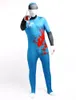 Halloween cosplay Catsuit Costume Printing and dyeing pattern horror party birthday Lycar full Bodysuit