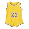 Tute Pagliaccetti Neonato Neonato Abbigliamento Abbigliamento Tutina da calcio unica Tutina Cina Palloni da basket Vestito da bambino Calcio Creeper infantile