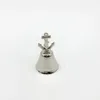 50PCS Beach Themed Wedding Favors Silver Anchor Kissing Bell Place Card/Photo Holder Event Party Decoratives