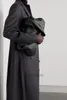 sacs de créateurs Sacs Soirée Femme Tous les jours Noir Texture Cuir de vachette THE ROW Taille moyenne Sac à bandoulière uniqueEvening 2022