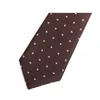 蝶ネクタイデザインメンズ幅8cmのネクタイ高品質のクラシックビジネスマンのためのファッションフォーマルネックスーツワークネック