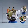 Action Toy Figures s Boat Going Merry Thousand Sunny Grand Pirate Ship Cartoon Collectible Model 220923