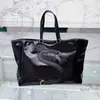 Avondtassen 2022 Grote Capaciteit Tote Bag Schouder Handtassen Casual Vrouwen Boodschappentassen Denim Grote Letter Metalen Ring Versieren Reizen Vakantie Handtas Bakken Portemonnee