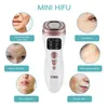 Masajeador facial Mini HIFU Máquina Masajeador de ultrasonido RF EMS Microcorriente Ascensor Firme Apriete Antiarrugas Belleza facial Cuidado de la piel Herramientas 220926