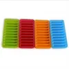 Ice Cube Moule Silicone Crème Glacée Outils Popsicle Cube Plateau Gel Moule À Glace Pudding Gelée Biscuits Au Chocolat Moule Cuisine Outil 4 Couleurs RRB15812