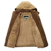 Mens Down Parkas Mens Casual Jacket Fashion Winter Parkas Male Fur Trench tjock överrock Uppvärmda jackor Bomull Varma rockar långsiktiga 220927