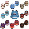 Gla MitNess Cutom Gordon Bombay # 66 Waves Mighty Ducks Film Jersey NOUVEAU Point cousu N'importe quelle couleur N'importe quelle taille Maillots de hockey universitaire