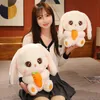 Плюшевые куклы 80 см. Большой размер Kawaii Carrot Crabbit Plush Toy Fucked Animal Bunn