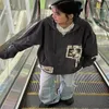 Женские толстовки с капюшоном Egirl Punk Hoodie Dark Print Grunge Jacket Y2k Vintage Women Hip Hop Streetshirt Harajuku Anime Goth Hoodies Women Coat Zipper 220926