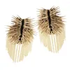 Brooches 1 Pair Punk Goth Rivet Spike Stud Epaulet Shoulder Board Mark Costume Accessory