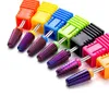 5 in 1 Nail Drill Bits Purple Coated Tungsten Carbide Tapered Head to Nails for Manicure Pedicure Cuticle Gel Polish Remove