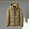 Мужские вниз 2022 бренд Winter Parkas Men Man Fashion Winder Wind -Prolenge Local Jacket Snow Hoat Осень изумной капюшона