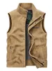 Gilet da uomo Primavera Autunno Gilet di velluto a coste Casual Tinta unita Colletto alla coreana Gilet Giacca senza maniche Capispalla slim fit S 4XL 220926