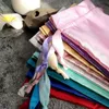 Bolsa de cetim de cetim bolsa de seda chinesa bolsas de seda para sacos de jóias para favores de casamento embalagens de ponta com 4,7 x 6,3 polegadas