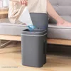 Бинки для отходов интеллектуальное мусорное ведро с автоматическим датчиком пылевой корзин умный электрический домашний мусор для кухни мусор 220927